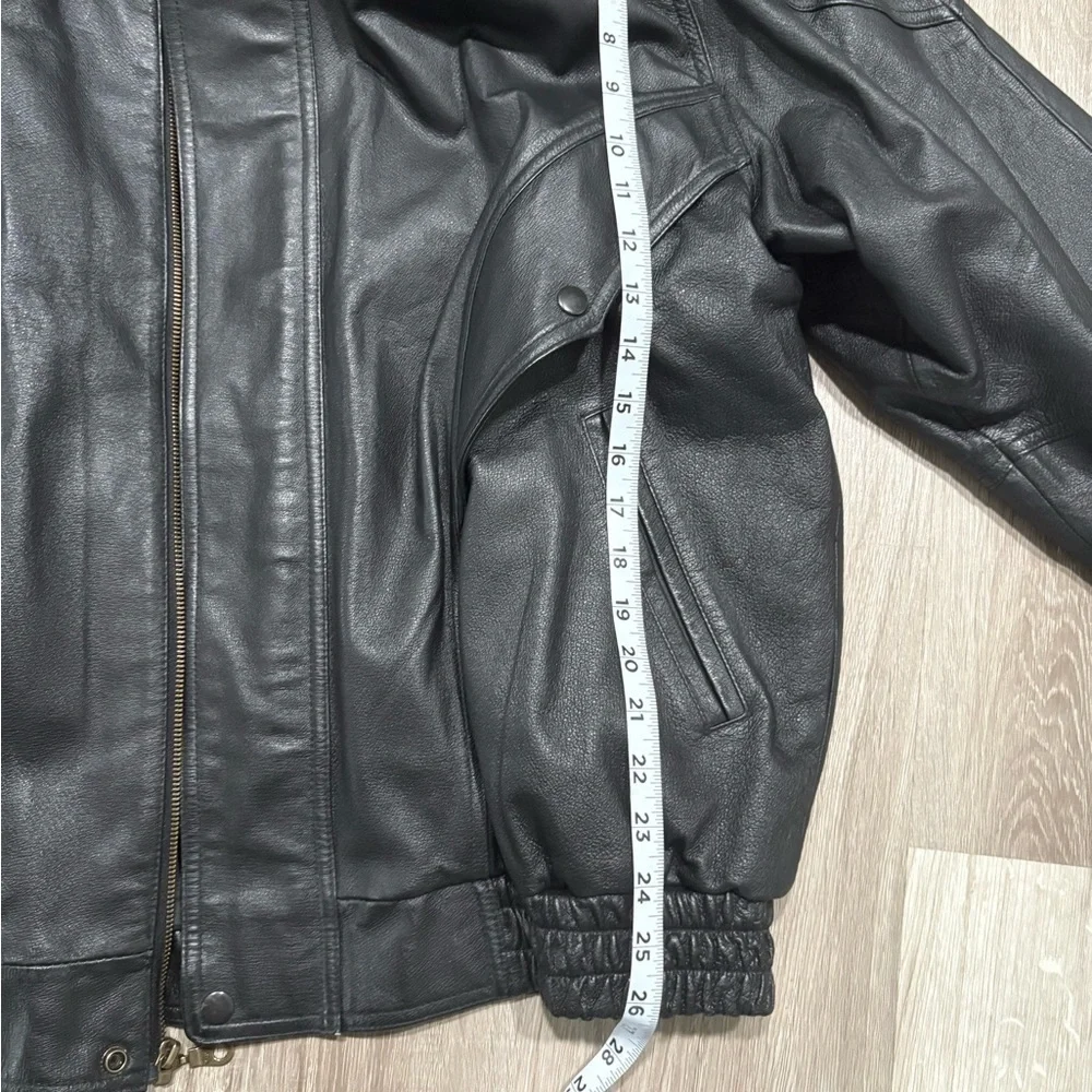 Men's Classic Black Bomber Jacket